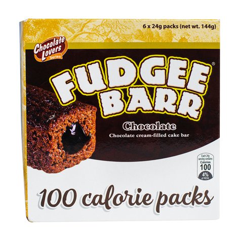 Cupp Keyk Fudgee Barr 100 Calorie Chocolate 1 pack (6 pcs)