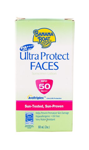 Banana Boat Ultra Protect Faces Sunscreen Lotion SPF 50 60 ml
