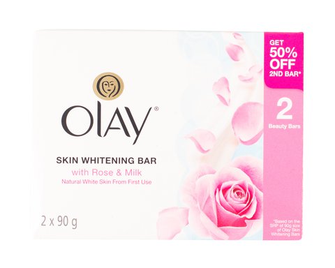 Olay Body Soap Rose &amp; Milk 1 pack (2 x 90 g)
