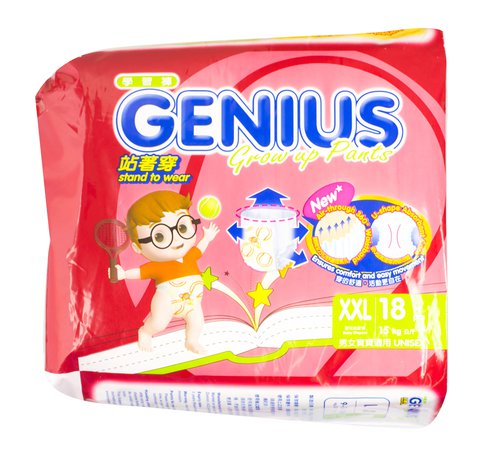Genius Grow Up Pants Diaper XXL 18 pcs /pack