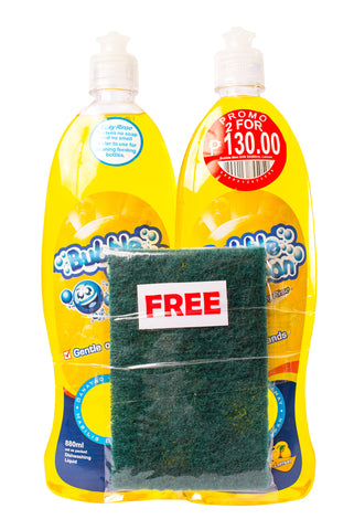Bubbleman Dishwashing Liquid - Lemon 800 ml