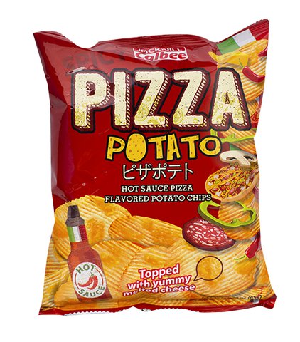 Pizza Potato Hot Sauce Pizza Flavored Potato Chips 65 g