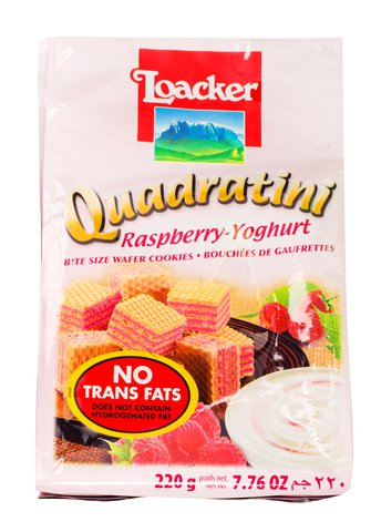 Loacker Raspberry Wafer Cookies 220 g