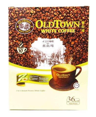 Old Town White Coffee Cane Sugar 1 pack (10 pcs x 36 g)