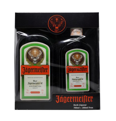 Jagermeister Herb Liqueur 700 ml + 200 ml