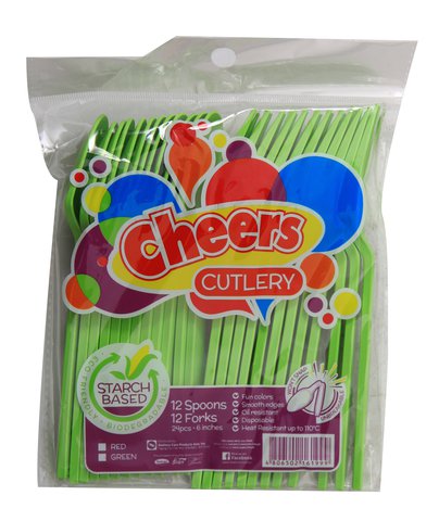 Supersavers Plastic Cups Green 12 oz 25 pcs /pack