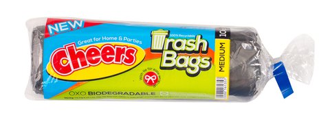 Cheers Trashbag Black Medium 10 pcs /pack