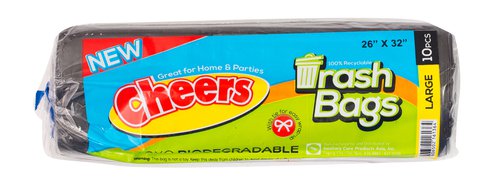 Cheers Trashbag Black Large 10 pcs /pack