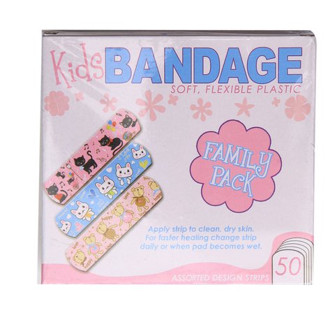 Kole Kids Assorted Bandage 50 strips /pack