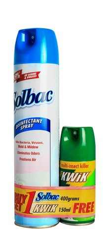 Solbac Disinfectant Spray Fresh Linen 400 g