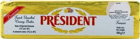 President Unsalted Butter Pack 100 g