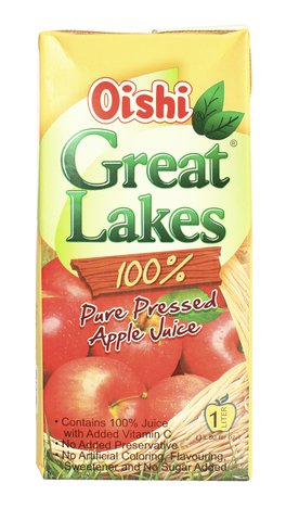 Oishi Great Lakes Pure Pressed Apple Juice 1 l