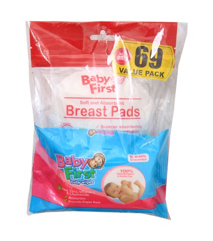 Baby First Breast Pad Wipes 6 pcs /pack
