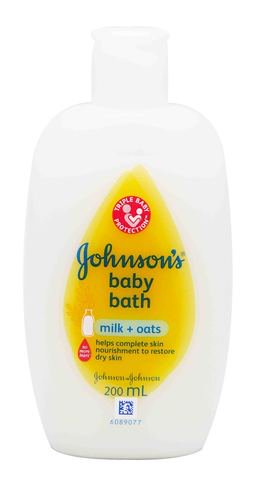 Johnsons's Body Wash Milk + Oats 200 ml