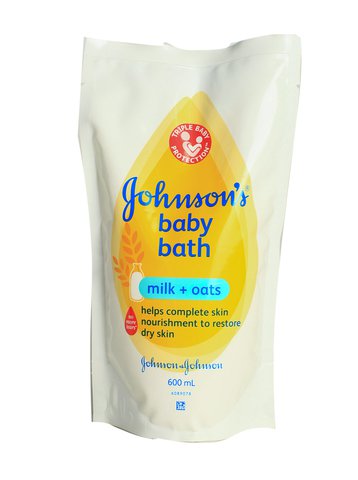 Johnson’s Baby Body Wash Milk Oats Refill 600 ml