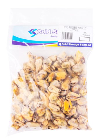Cold Storage Frozen Mussels 500 g