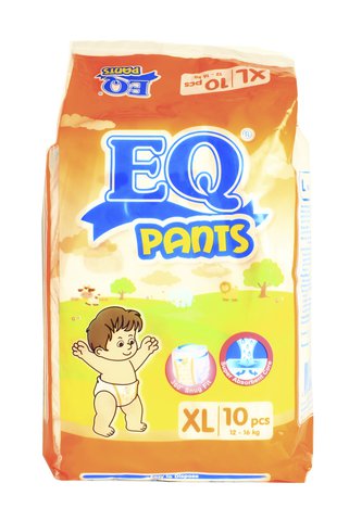EQ Pants Baby Diapers Budget Pack Extra Large 10 pcs /pack