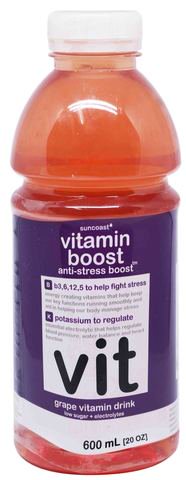Vitwater Vitamin Boost Grape 600 ml