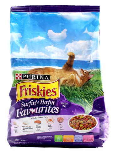 Friskies Surfin Turfin Cat Food 1.2 kg