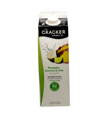 The Cracker Drinks Co. Pineapple, Coconut &amp; Coconut 1 l