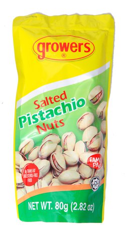 Growers Salted Pistachio Nuts 80 g