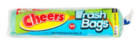 Cheers Green Trash Bags Extra Large 10 pcs /pack