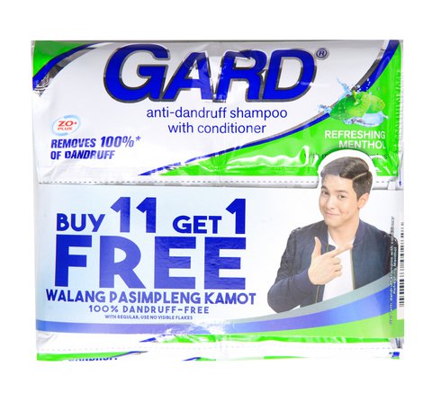 Gard Shampoo Refill Menthol 15 ml (12 pcs)