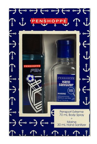 Penshoppe Pensport Extreme Body Spray + Marine Hand Sanitizer 70 ml + 30 ml
