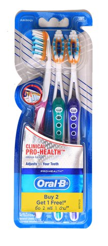 Oral-B Toothbrush Pro Health Clinical 3 pcs /pack