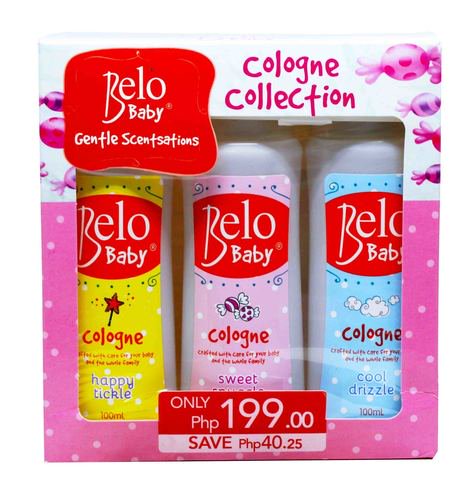 Belo Baby Cologne 3 Scents Pack 3 pcs/pack