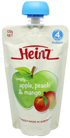 Heinz Apple Peach Mango 120 g