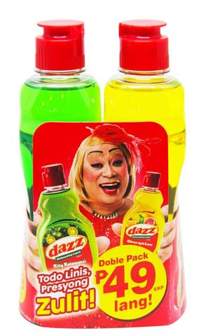 Dazz Dishwashing Liquid Doble Pack 250 ml (2 pcs)