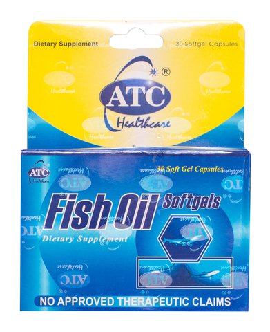 ATC Healthcare Fish Oil Softgels Capsule - Dietary Supplement 30 capsules /pack
