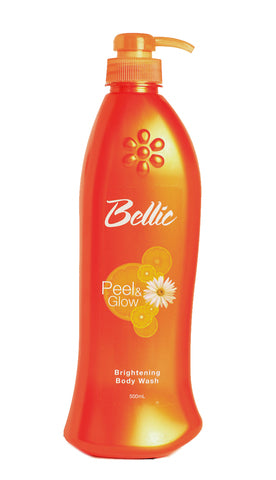 Bellic Peel &amp; Glow Brightening Body Wash 500 ml