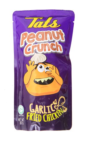 Tats Peanut Crunch Fried Chicken &amp; Garlic 80 g