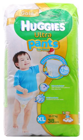 Huggies Ultra Baby Diapers Boy Extra Large 38 pcs /pack
