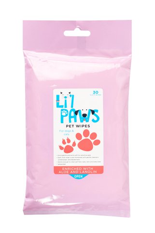 Lil Paws Pet Wipes 30 sheets (1 pack)