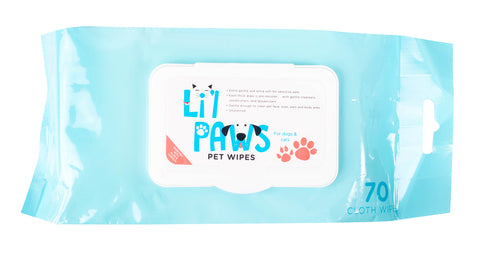 Lil Paws Pet Wipes 70 wipes /pack