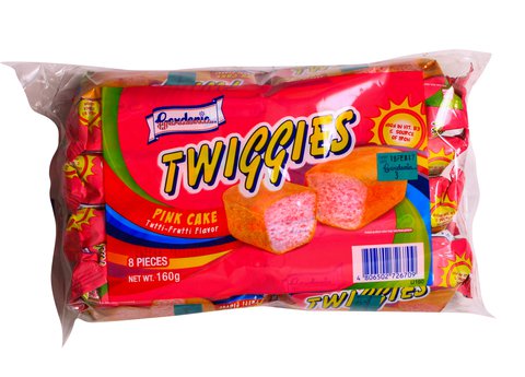 Gardenia Twiggies Pink Cake 160 g /pack