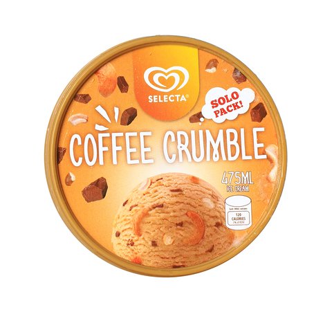 Selecta Coffee Crumble Ice Cream 475 ml
