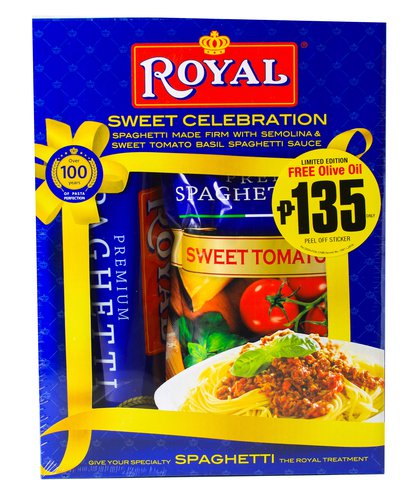 Royal Spaghetti + Sweet Spaghetti Sauce 1 pack