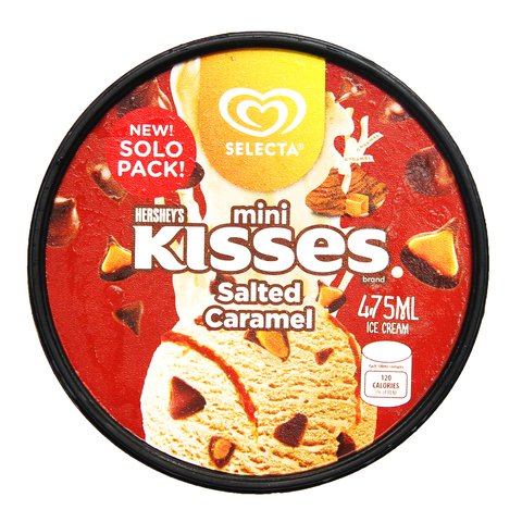 Selecta Ice Cream Hershey's Caramel Kisses 475 ml