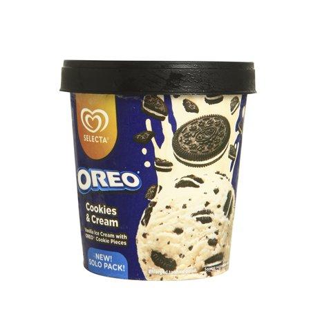 Selecta Oreo Cookies &amp; Cream Ice Cream 475 ml