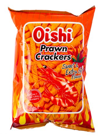 Oishi Prawn Cracker Sweet &amp; Hot 95 g