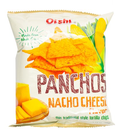 Oishi Panchos Nacho Cheese Tortilla Chips 32 g