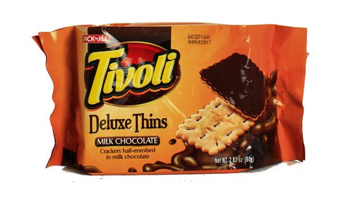 Tivoli Deluxe Thins Milk Chocolate 80 g