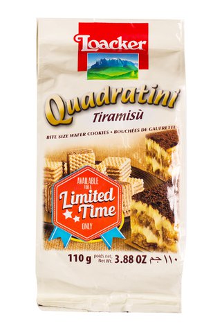 Loacker Quadratini Tiramisu 110 g