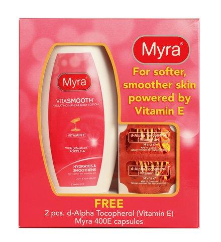 Myra Lotion Hand &amp; Body Free 2 Capsules 1 pack