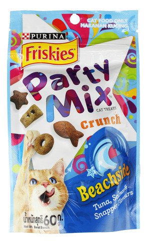 Friskies Party Mix Crunch Beachside Cat Food 60g