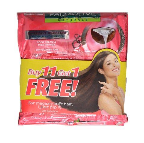 Palmolive Shampoo Intense Moisture 11 + 1 sachets